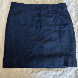 J. Crew  Navy Mini Skirt - Timeless Women's Staple